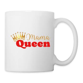 Mama queen - maman reine - cadeau fête des mères - Mug blanc - blanc - Droite