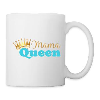 Mama queen - maman reine - cadeau fête des mères - Mug blanc - blanc - Droite