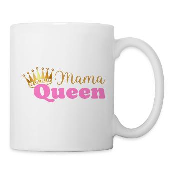 Mama queen - maman reine - cadeau fête des mères - Mug blanc - blanc - Droite