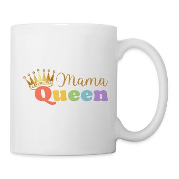 Mama queen - maman reine - cadeau fête des mères - Mug blanc - blanc - Droite