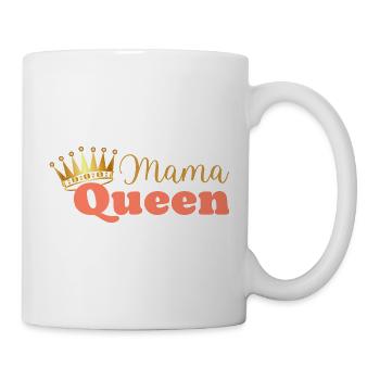 Mama queen - maman reine - cadeau fête des mères - Mug blanc - blanc - Droite
