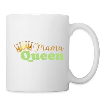 Mama queen - maman reine - cadeau fête des mères - Mug blanc - blanc - Droite