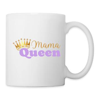 Mama queen - maman reine - cadeau fête des mères - Mug blanc - blanc - Droite