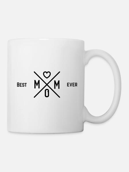 Best Mom ever - Tasse - Weiß