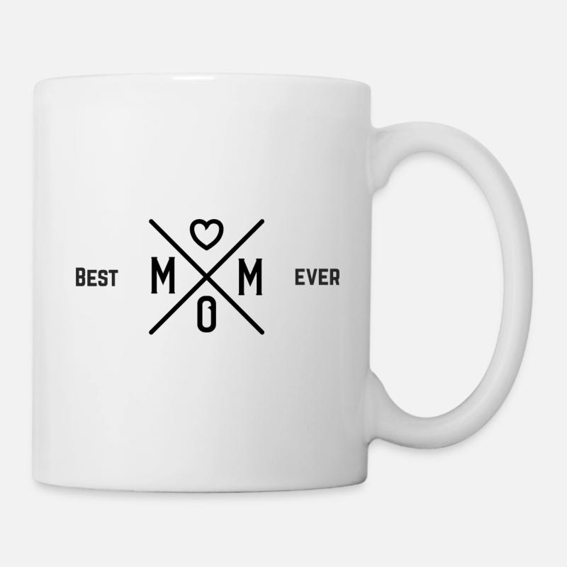 Best Mom ever - Tasse - Weiß