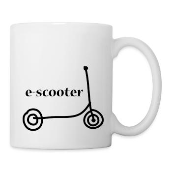 E-Scooter Scooter - Mug blanc - blanc - Droite