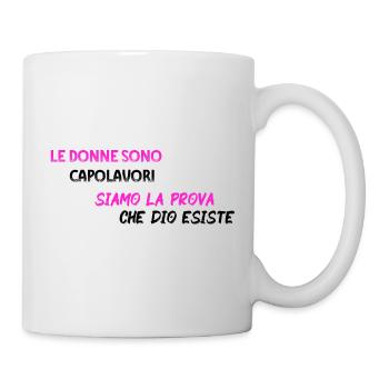 Femmes chefs d'oeuvre - BLK PNK - Mug blanc - blanc - Droite