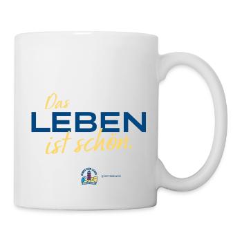 Ostseeweg LEBEN Tee 2023 Hell - Tasse - Weiß - Rechts