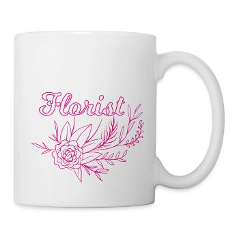 Flower Blume Pflanze - Tasse - Weiß - Rechts