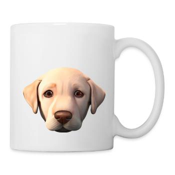 Labrador propriétaire chiot Labrador Retriever - Mug blanc - blanc - Droite