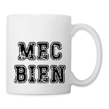 mec bien - Mug blanc - blanc - Droite