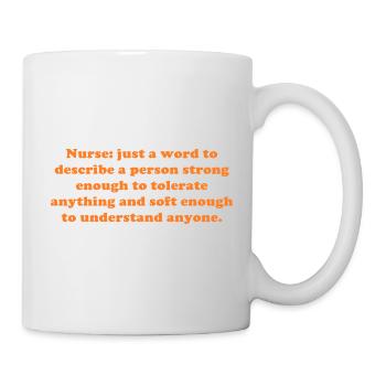Nurse: just a word.. - Mug - white - Right