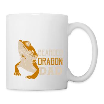 Bearded Dragon Dad Reptile Lizard Lover - Mug - white - Right