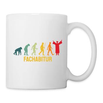 Fachabi Für dieses Shirt Musste Ich Lange Lernen - Tasse - Weiß - Rechts
