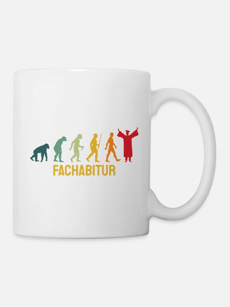 Fachabi Für dieses Shirt Musste Ich Lange Lernen - Tasse - Weiß