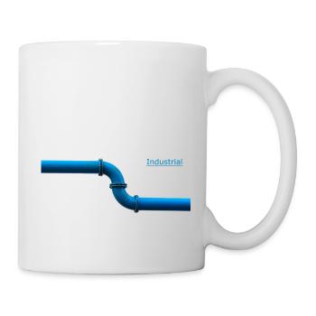Eine Wasserleitung quer durch die Stadt - Tasse - Weiß - Rechts