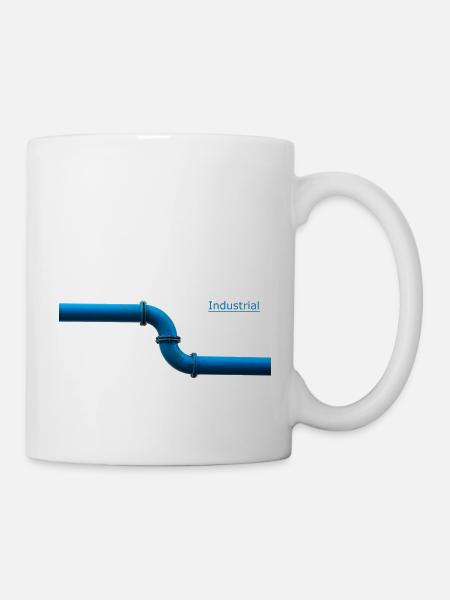 Eine Wasserleitung quer durch die Stadt - Tasse - Weiß