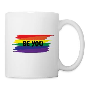 Soyez vous LGBTQ Rainbow Gay Pride - Mug blanc - blanc - Droite