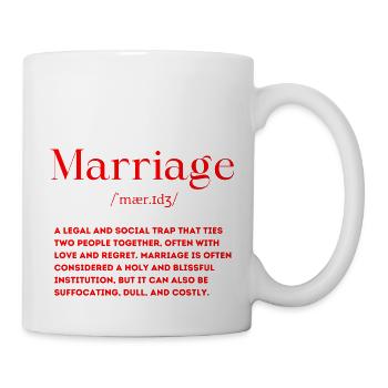 Marriage Definition - Mug - white - Right