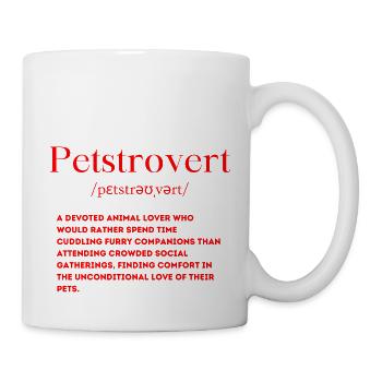 Petstrovert Definition - Mug - white - Right