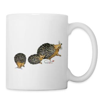 Igel - Tasse - Weiß - Rechts