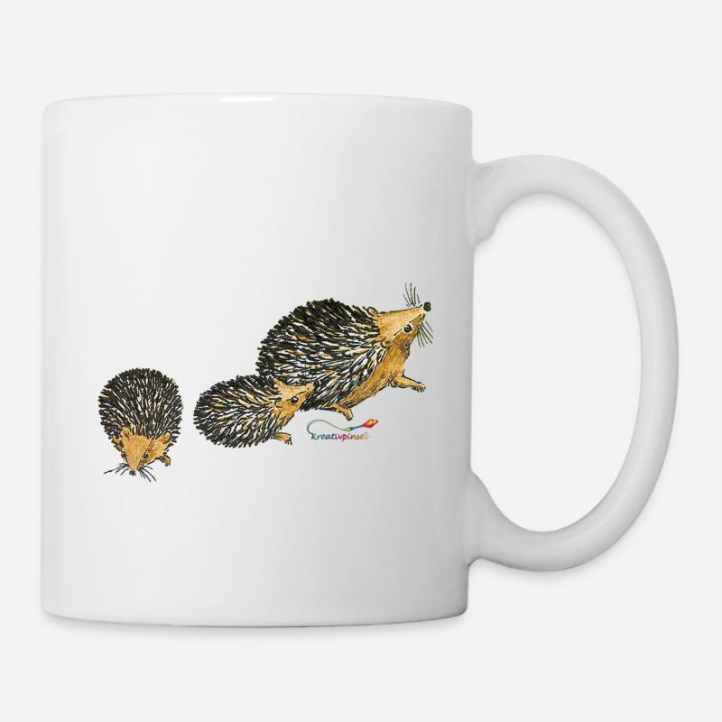 Igel - Tasse - Weiß