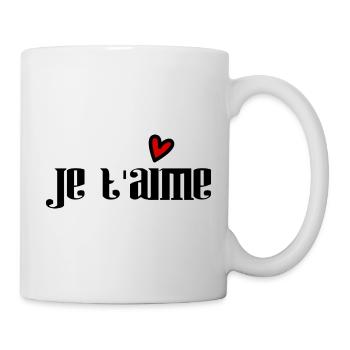 FÊTE DES PÈRES. BONNE FÊTE PAPA. PAPA. BONNE FÊTE - Mug blanc - blanc - Droite
