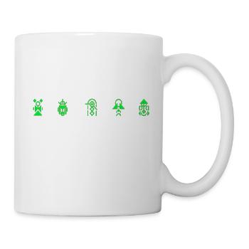 novavarion space sci fi stars galaxy moon planets - Mug - white - Right