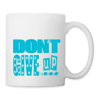 don't give up - Mug - white - Right