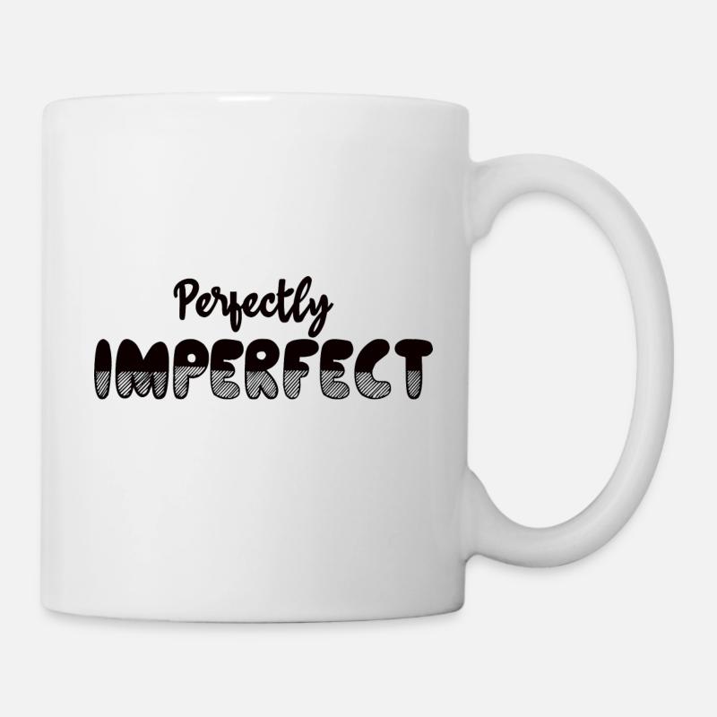T-shirt parfaitement imparfait - Mug blanc - blanc