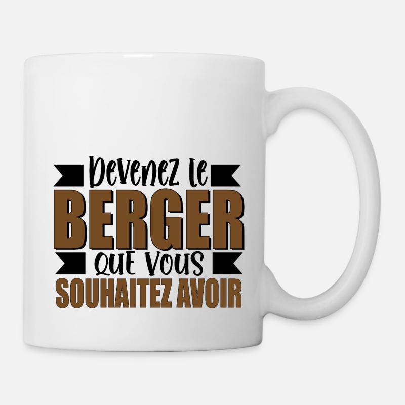 Devenez le berger - Mug blanc - blanc
