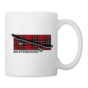 skateboard skate-life halfpipe skateboarder sk8 - Mug - white - Right