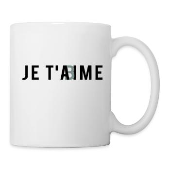 JE T'AbIME - Mug blanc - blanc - Droite