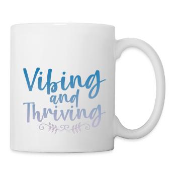 Vibing And Thriving 4 - Mug - white - Right