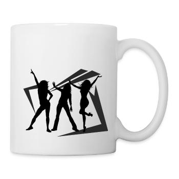 Dancing Dance Music - Mug - white - Right