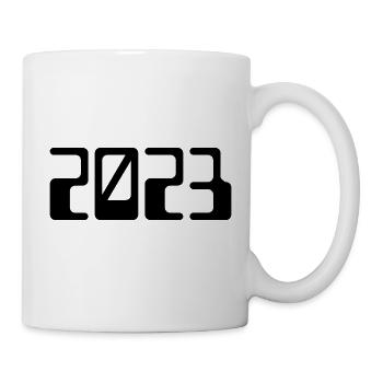2023 - Jahr - Jahreswechsel - Tasse - Weiß - Rechts