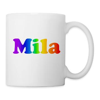 Mila - Tasse - Weiß - Rechts