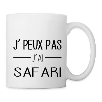 Safari - Mug blanc - blanc - Droite