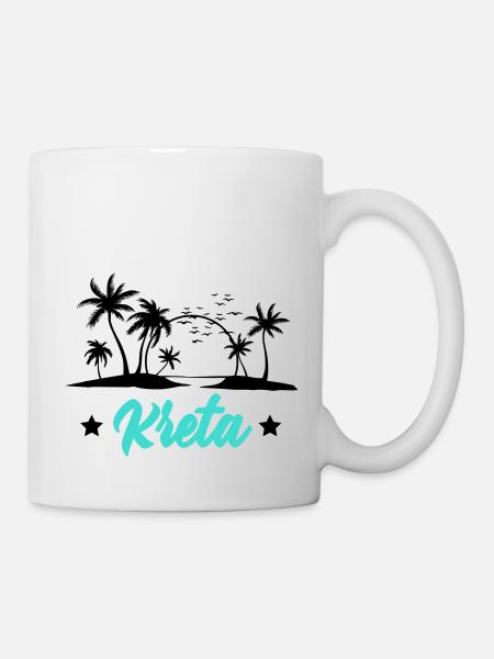 kreta - Tasse - Weiß