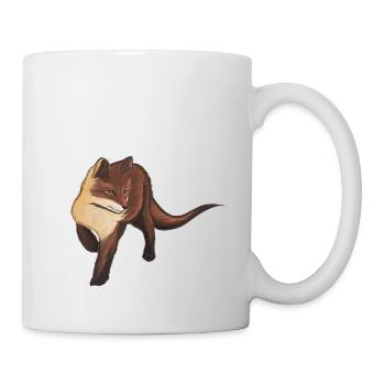 Baby-Fuchs - Tasse - Weiß - Rechts
