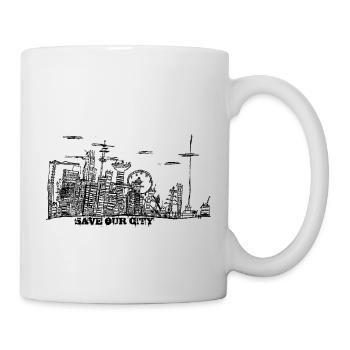 Stadt - Tasse - Weiß - Rechts