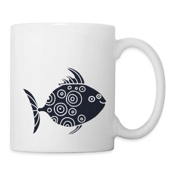 Meerestiere - Tasse - Weiß - Rechts