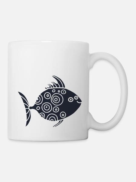 Meerestiere - Tasse - Weiß