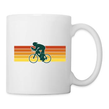 Fahrrad - Tasse - Weiß - Rechts