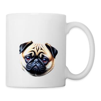 chien bouledogue français - Mug blanc - blanc - Droite