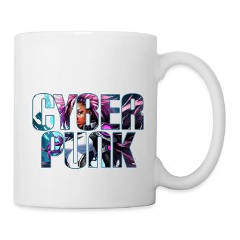 Cyber Punk - Black Girl Edition - Mug - white - Right