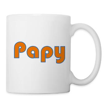 BONNE FÊTE PAPA. PAPA. FÊTE DES PÈRES. PÈRE - Mug blanc - blanc - Droite