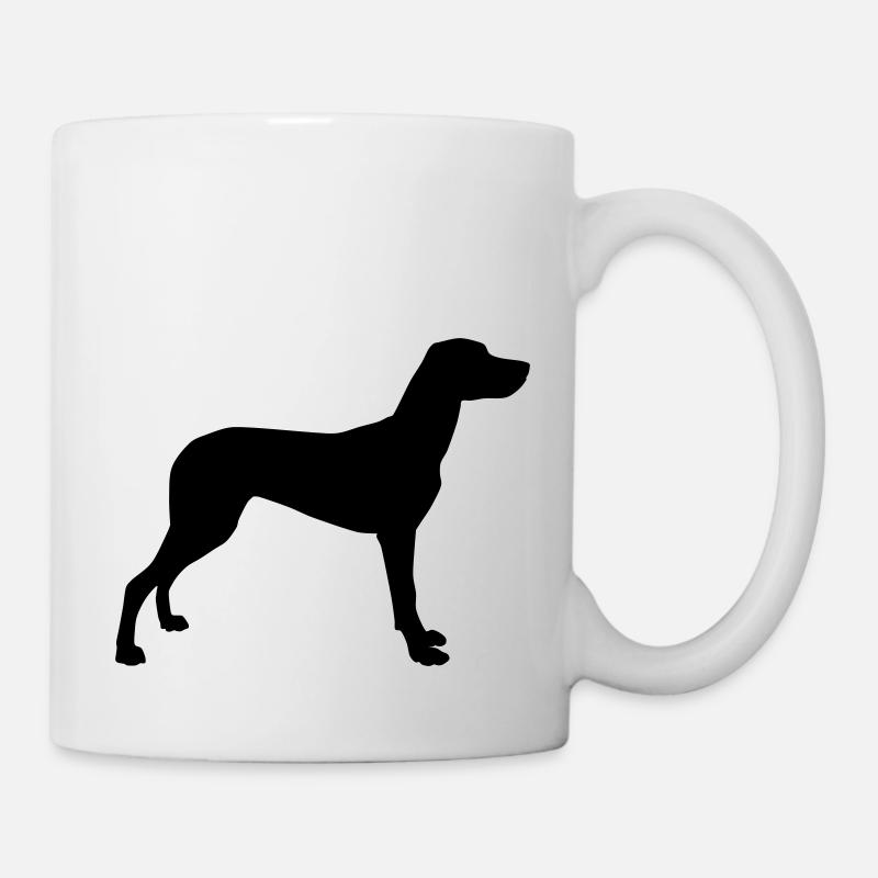 Vizla Silhouette 1 - Mug - white