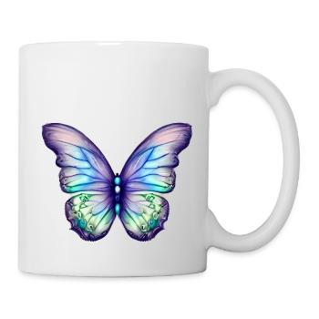 Schmetterling Insekt Falter Tier - Tasse - Weiß - Rechts