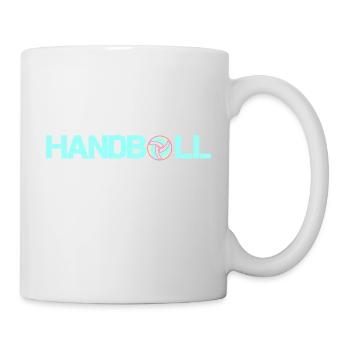 handball - Mug blanc - blanc - Droite